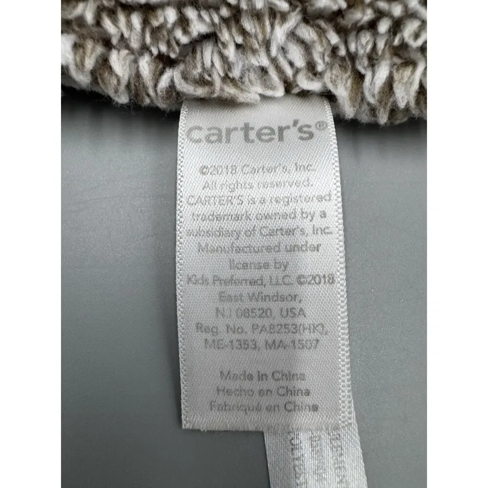 Carters Gray Sloth Lovey Plush Baby Security Blanket 2019